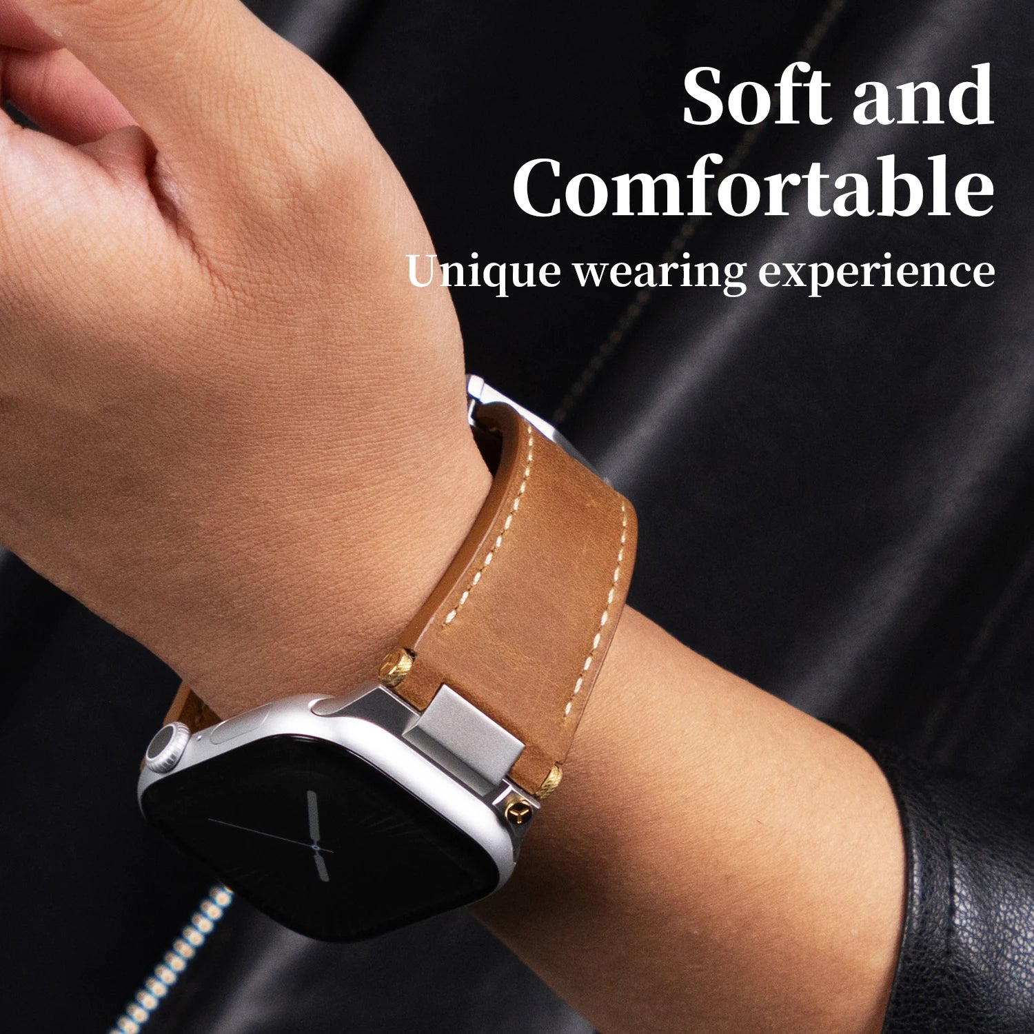 Premium Leather Band for Apple Watch