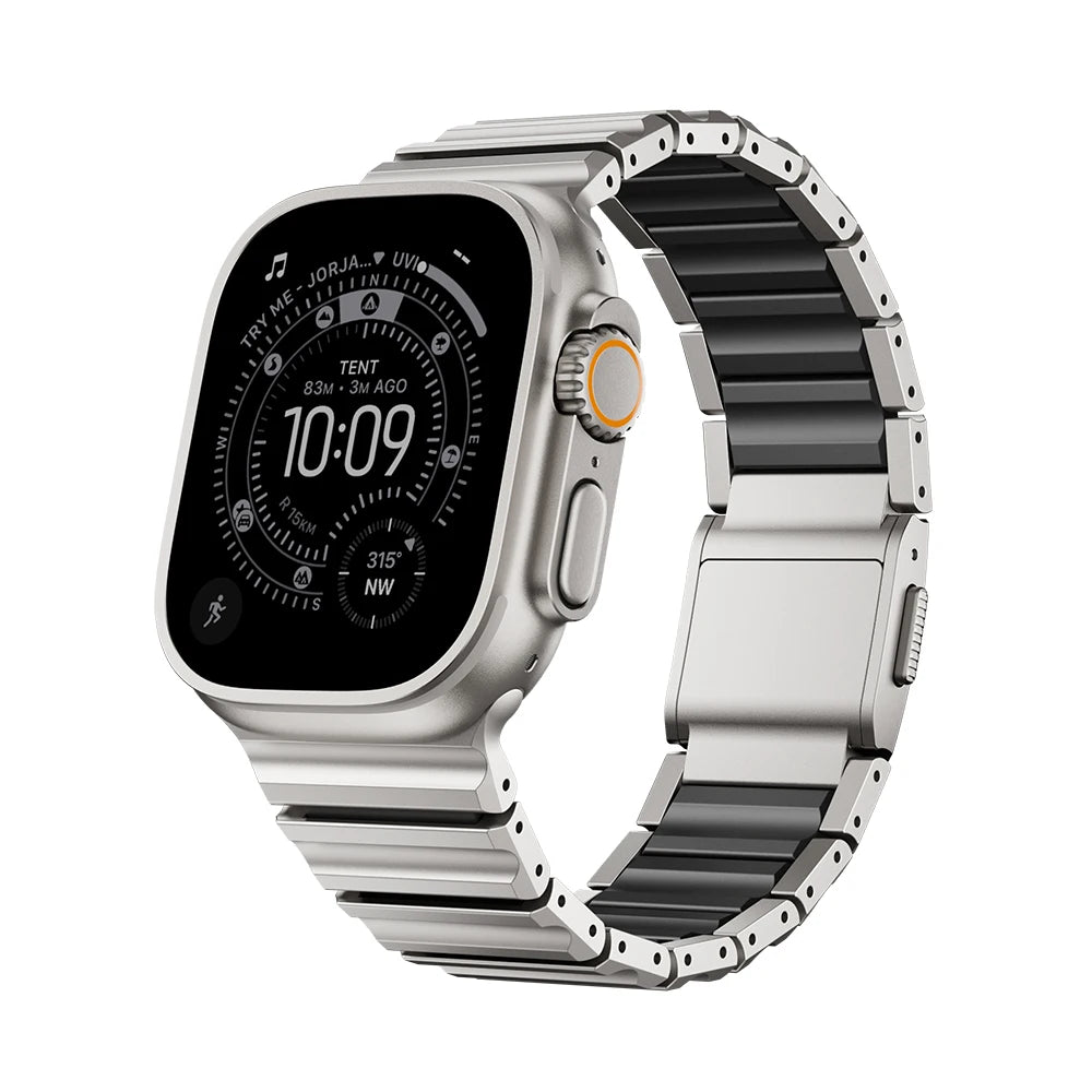 Titanium Flow Magnetic Strap for Apple Watch