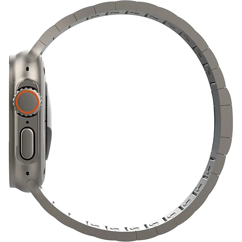 Stainless Steel Magnetic Link Strap for Apple Watch
