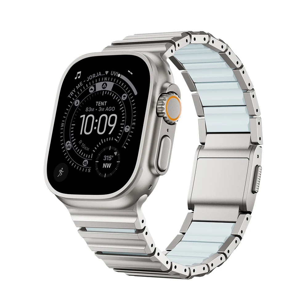 Titanium Flow Magnetic Strap for Apple Watch