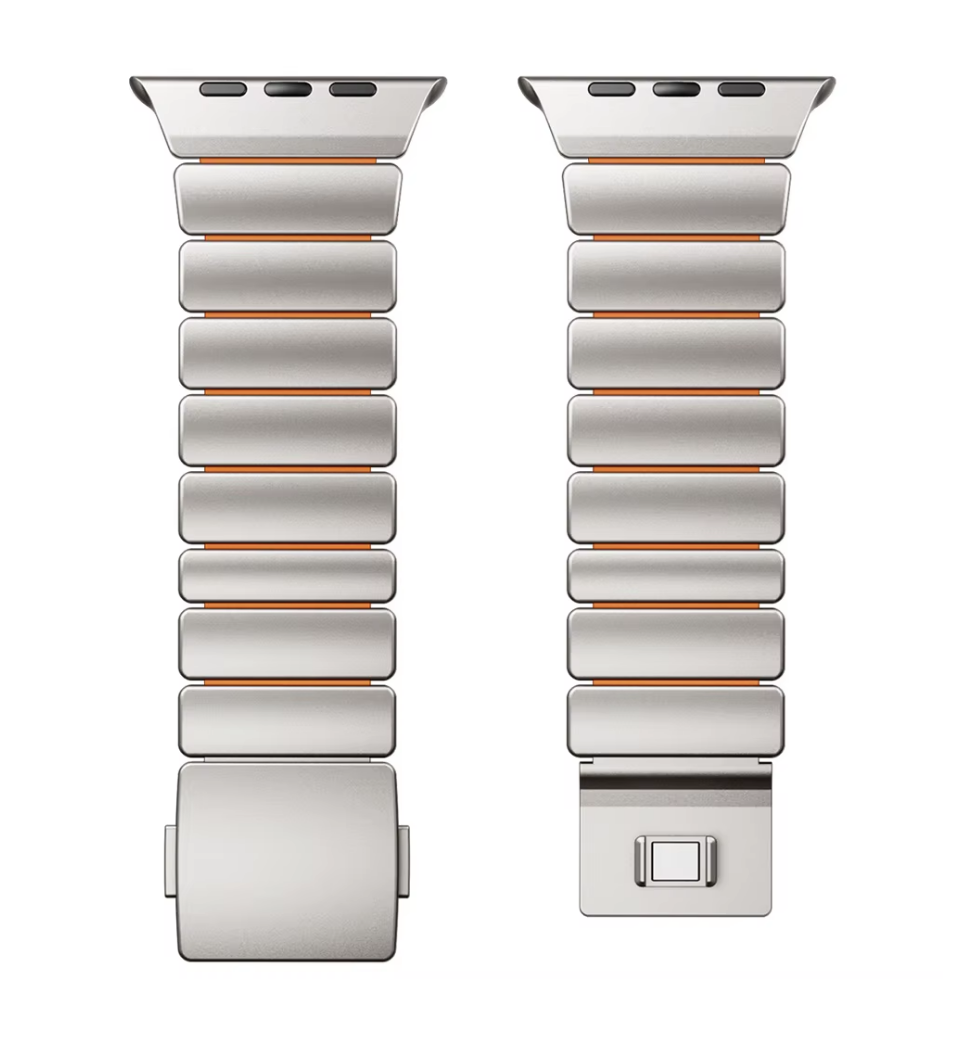 Titanium Silicone Magnetic Strap for Apple Watch