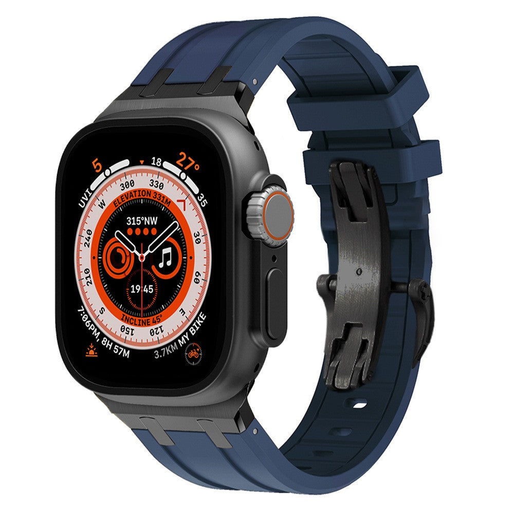 Ultra Butterfly Clasp Silicone Strap for Apple Watch