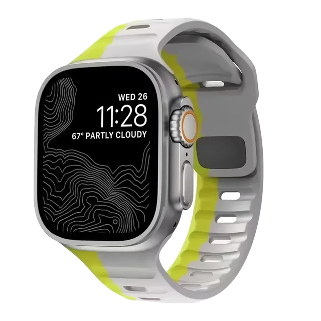 Soft Silicone Dual Strap for Apple Watch