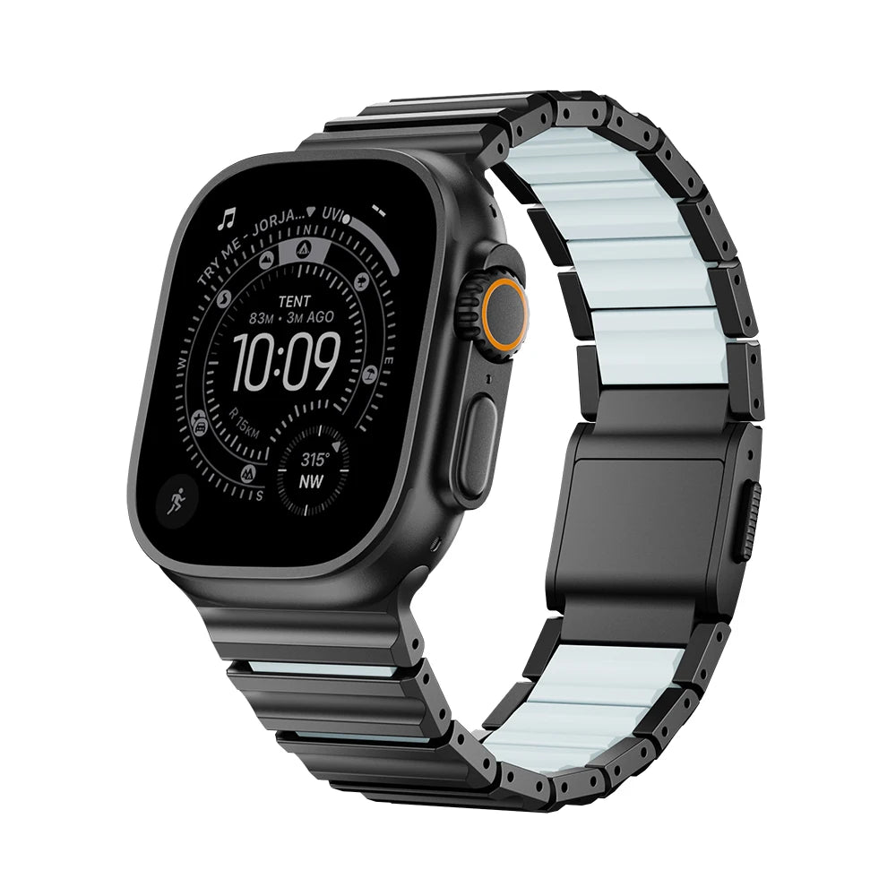 Titanium Flow Magnetic Strap for Apple Watch