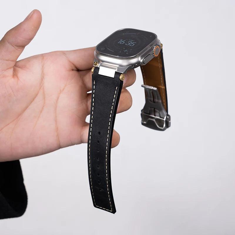 Premium Leather Band for Apple Watch