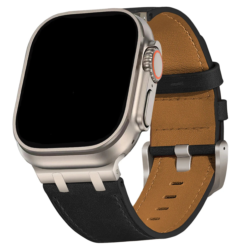 Cowhide Leather Band for Apple Watch