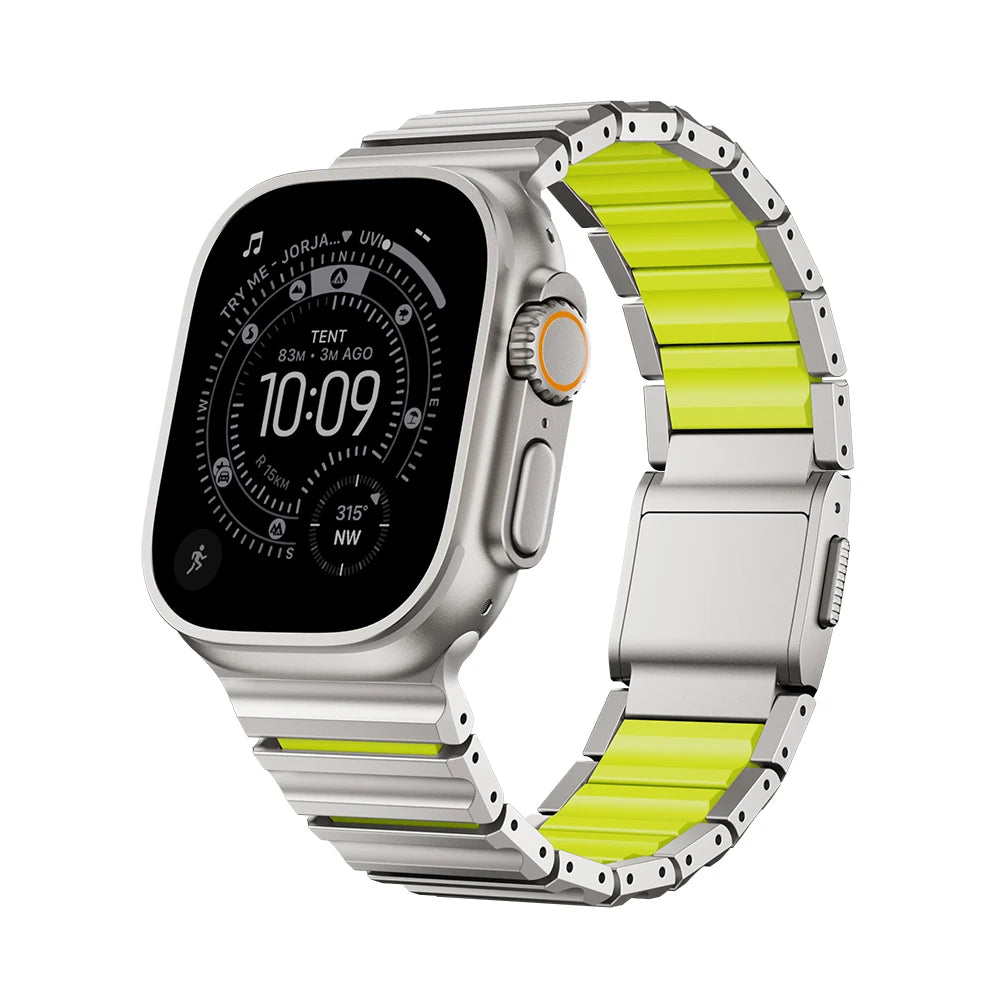 Titanium Flow Magnetic Strap for Apple Watch