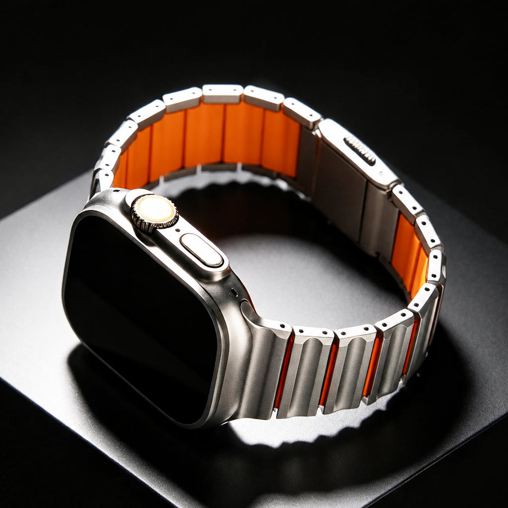 Titanium Flow Magnetic Strap for Apple Watch