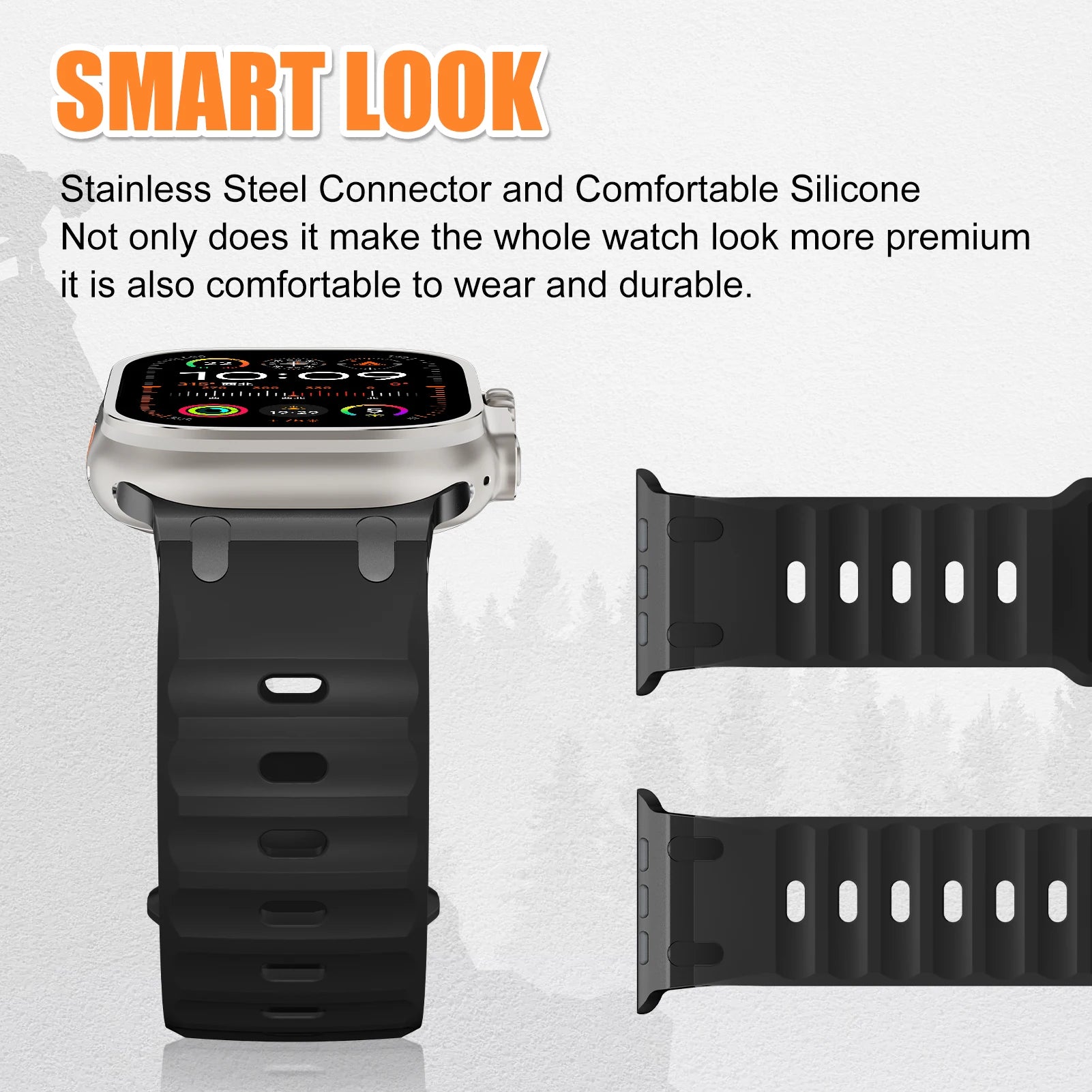 Soft Silicone 2.0 Strap for Apple Watch