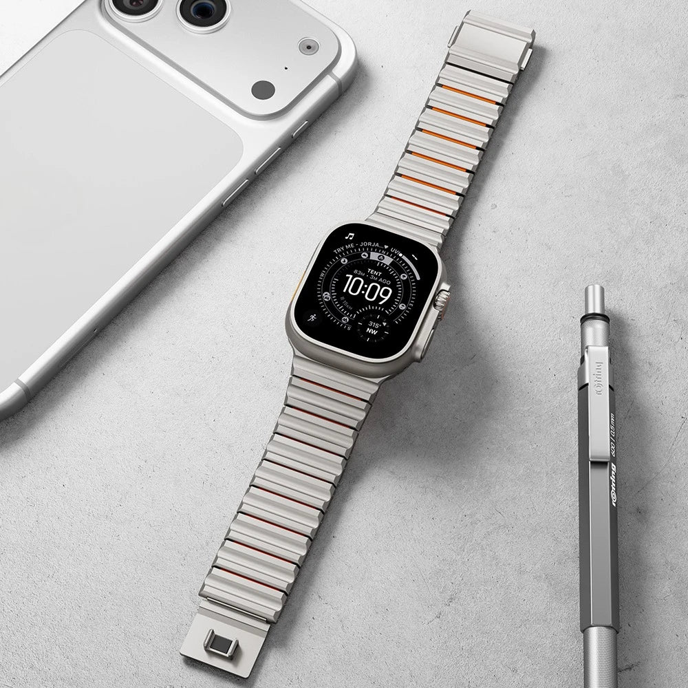 Titanium Flow Magnetic Strap for Apple Watch