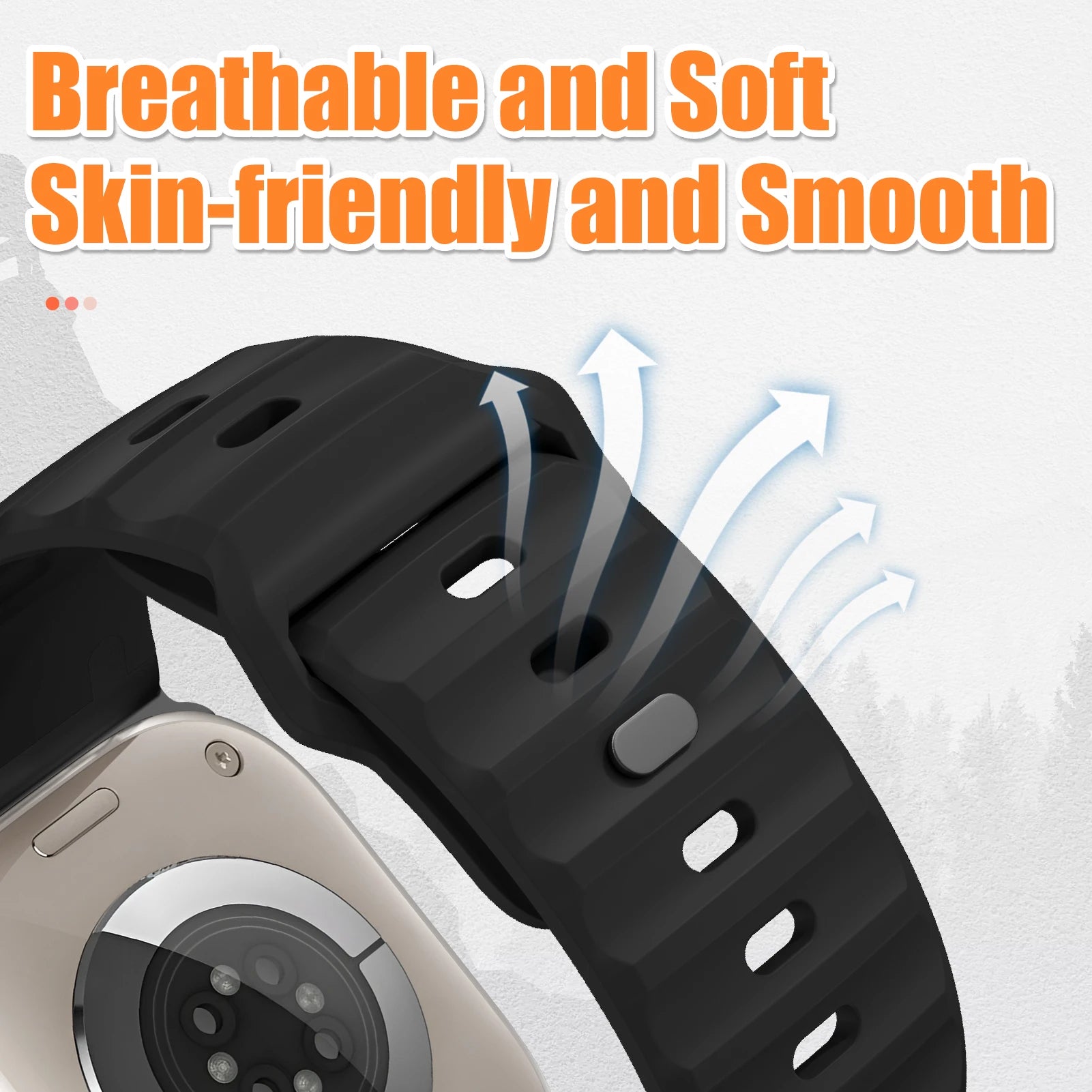 Soft Silicone 2.0 Strap for Apple Watch