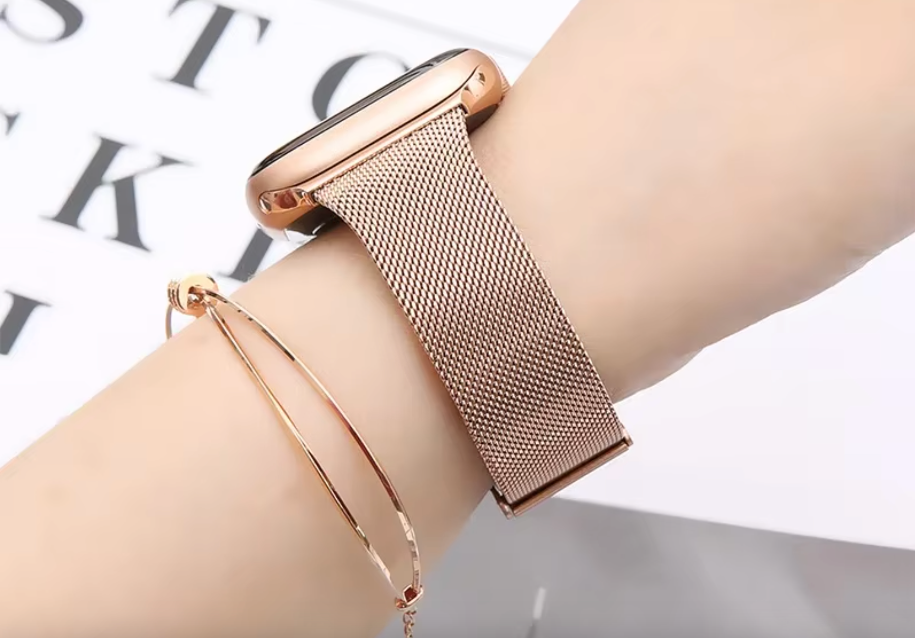 Thin Milanese Strap for Apple Watch