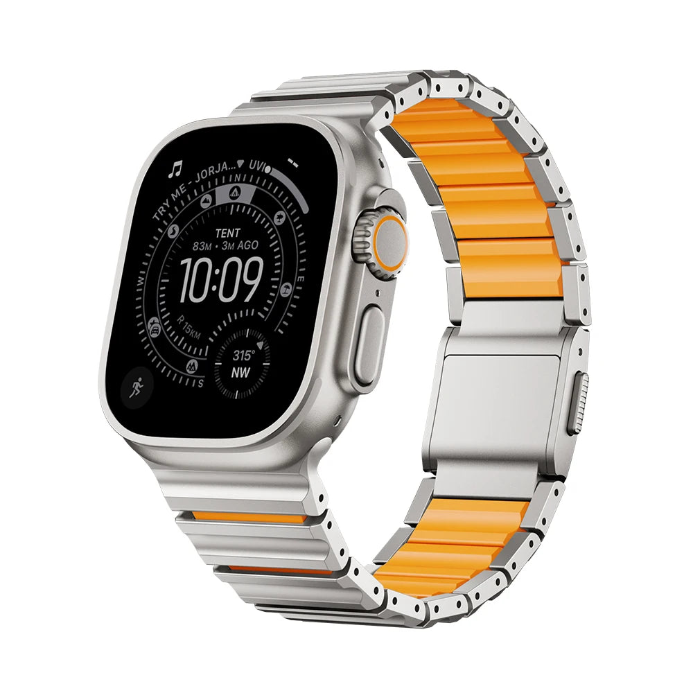 Titanium Flow Magnetic Strap for Apple Watch
