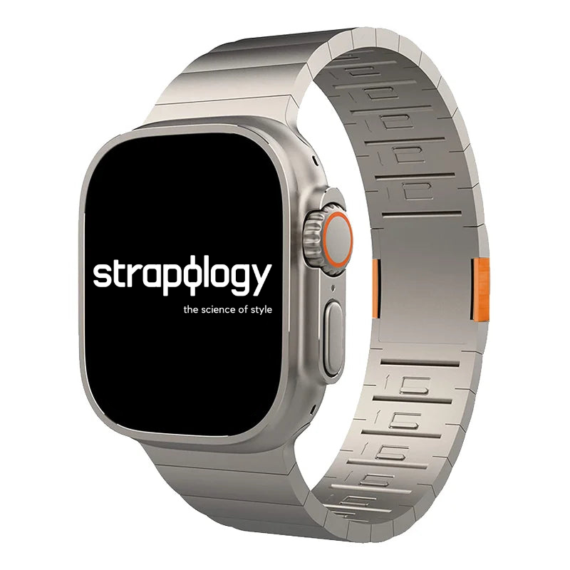 Stainless Steel Magnetic Link Strap for Apple Watch