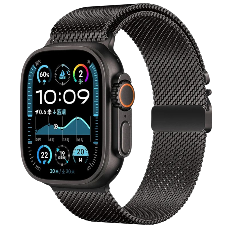 Ultimate Titanium Milanese Loop Strap for Apple Watch