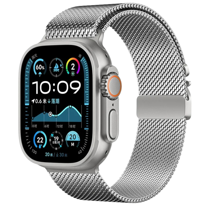 Ultimate Titanium Milanese Loop Strap for Apple Watch