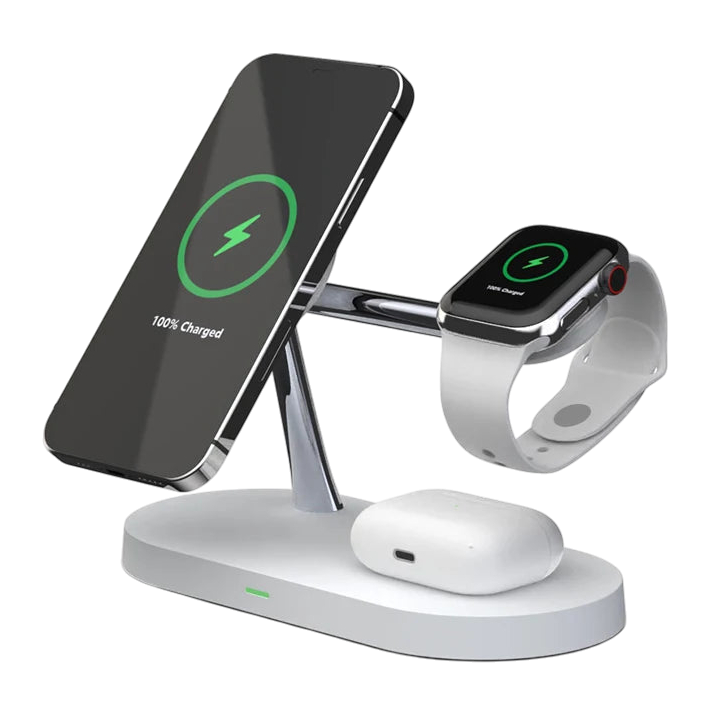 3 in 1 Wireless Magnetic Charger Stand For iPhone and Apple Watch