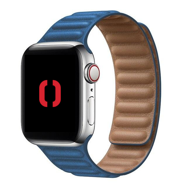 Leather Link Magnetic Strap for Apple Watch