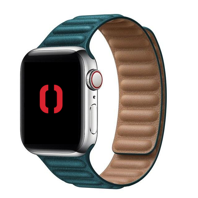 Leather Link Magnetic Strap for Apple Watch