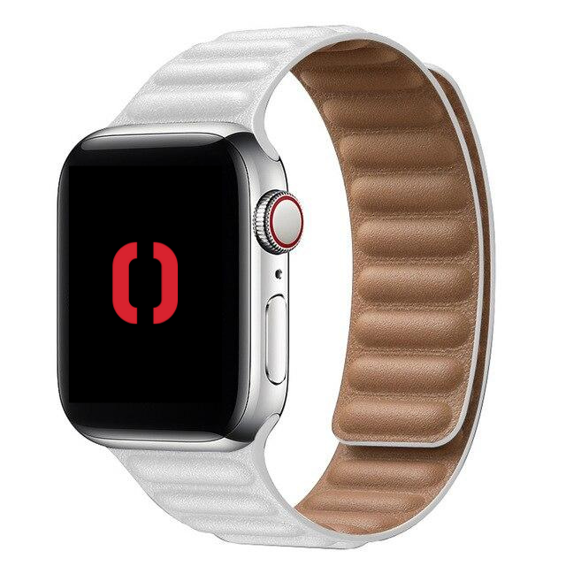 Leather Link Magnetic Strap for Apple Watch