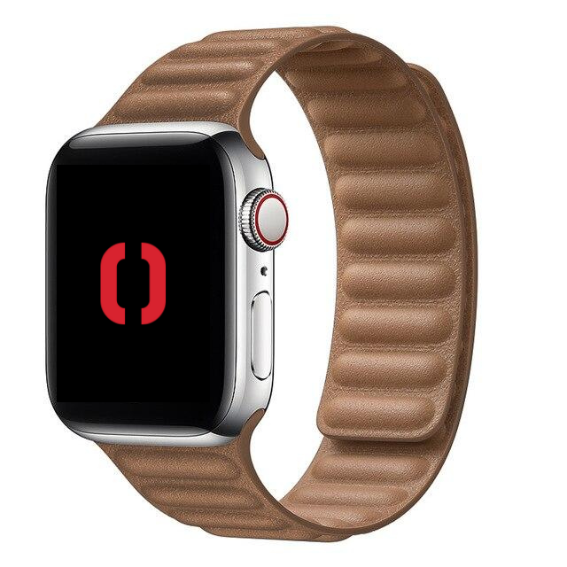 Leather Link Magnetic Strap for Apple Watch